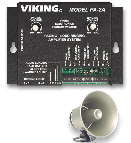(image for) Viking Paging Amp Loud Ringer with Horn
